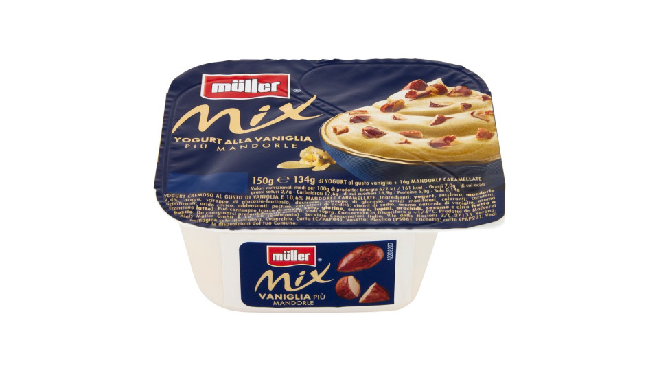 Müller Mix Yogurt alla vaniglia più mandorle mix