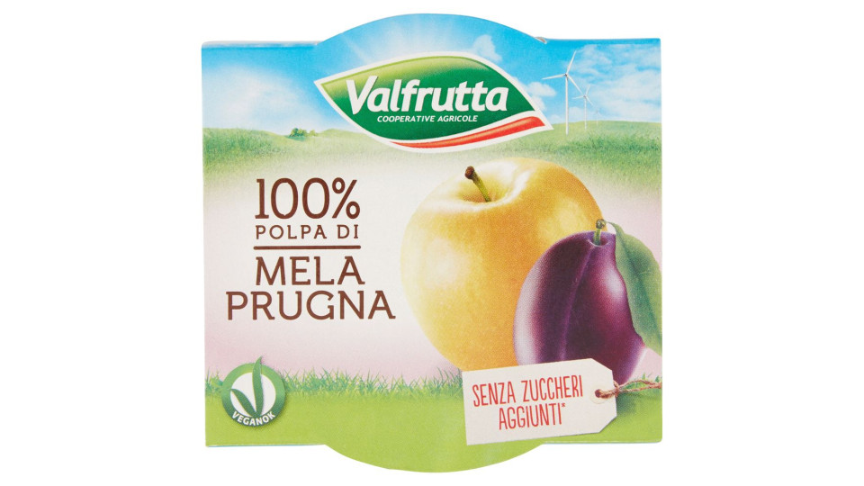 Valfrutta 100% Polpa di Mela Prugna