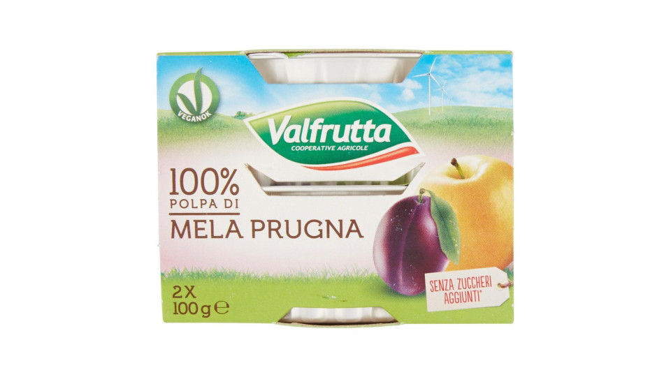 Valfrutta 100% Polpa di Mela Prugna