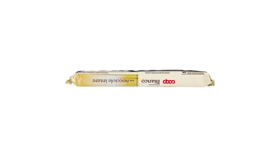 Cioccolato Bianco Con Nocciole Intere
