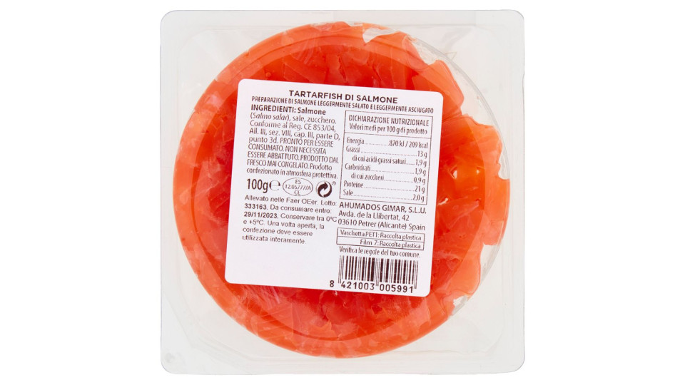 Gimar Tartarfish Salmone