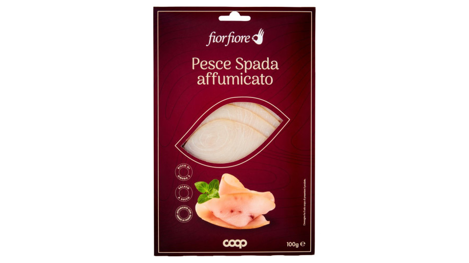 Carpaccio di pesce spada affumicato