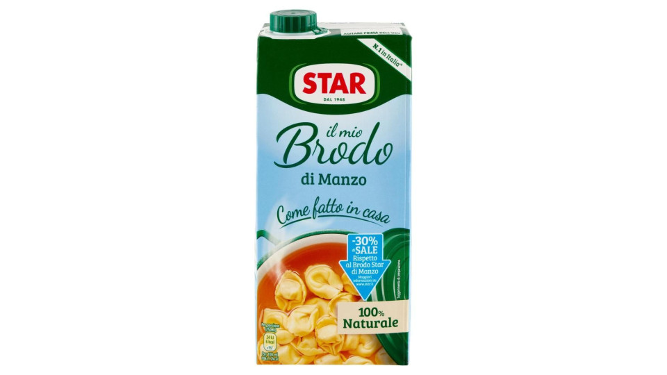 Star Il mio Brodo di Manzo -30% di sale*