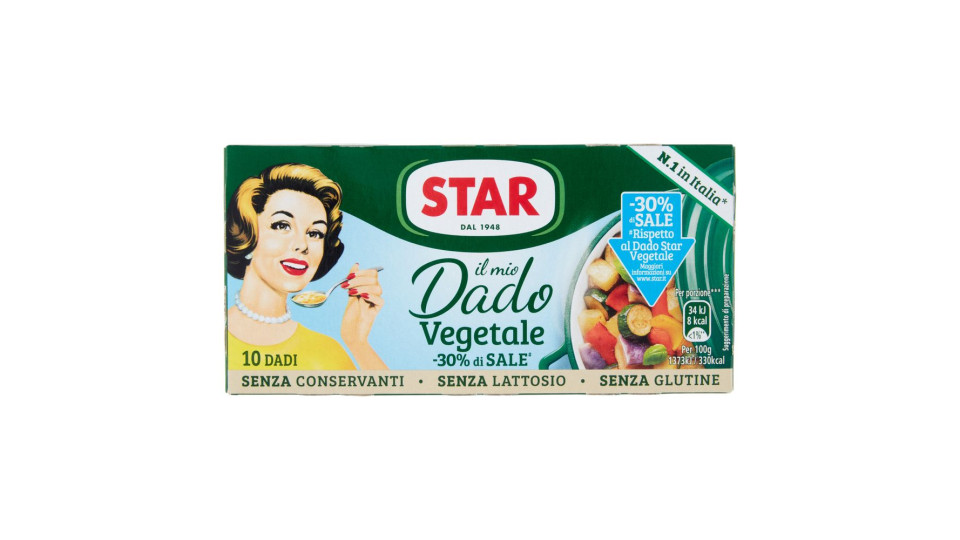 Star il Mio Dado Vegetale -30% di Sale# 10 Dadi