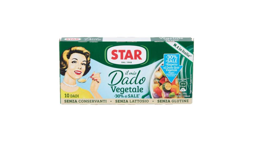 Star il Mio Dado Vegetale -30% di Sale# 10 Dadi