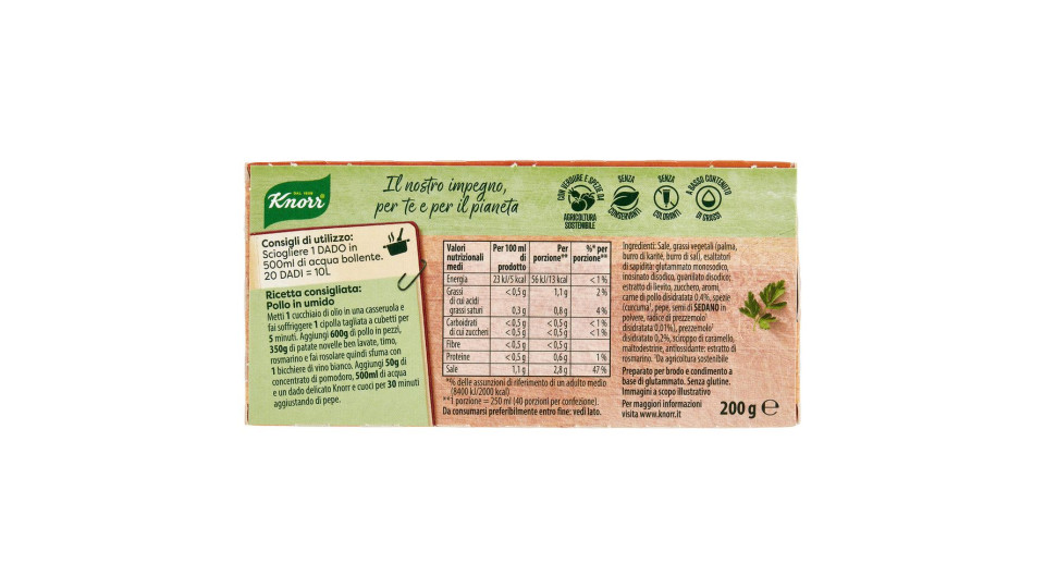 Knorr Delicato 20 dadi