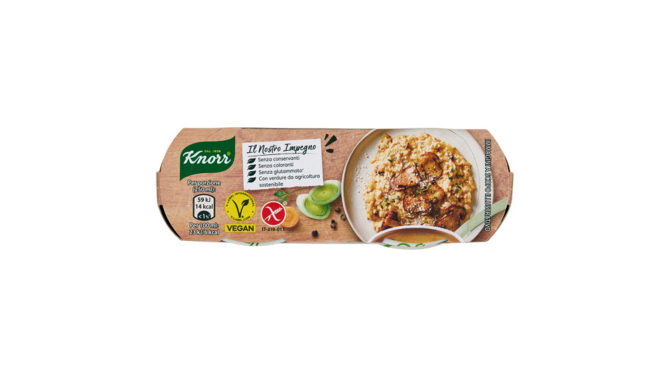 Knorr Cuore di Brodo Vegetale -25% di sale**