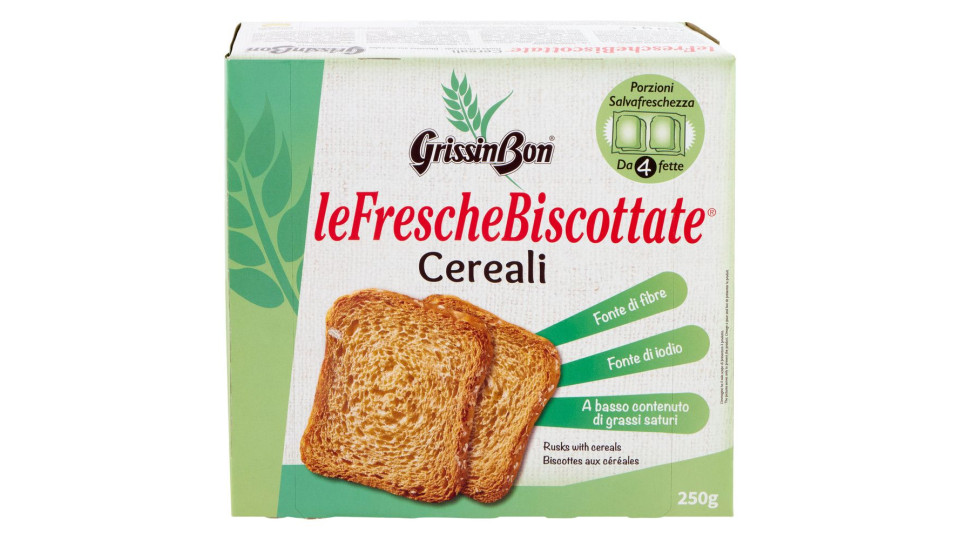 GrissinBon leFrescheBiscottate con Cereali