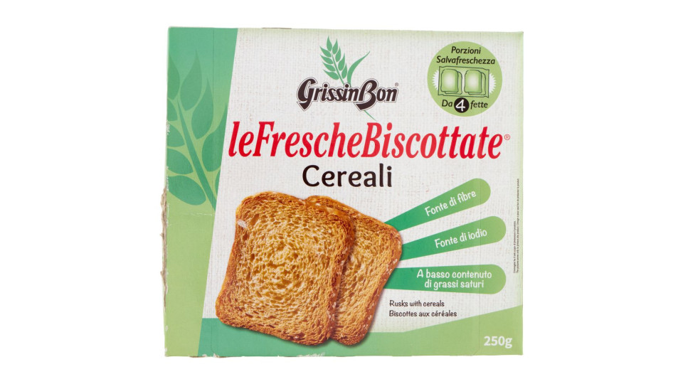 GrissinBon leFrescheBiscottate con Cereali