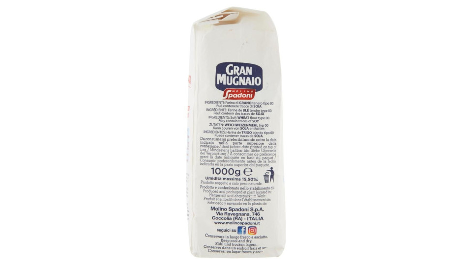 Molino Spadoni Gran Mugnaio Farina per pizza tipo "00" di grano tenero