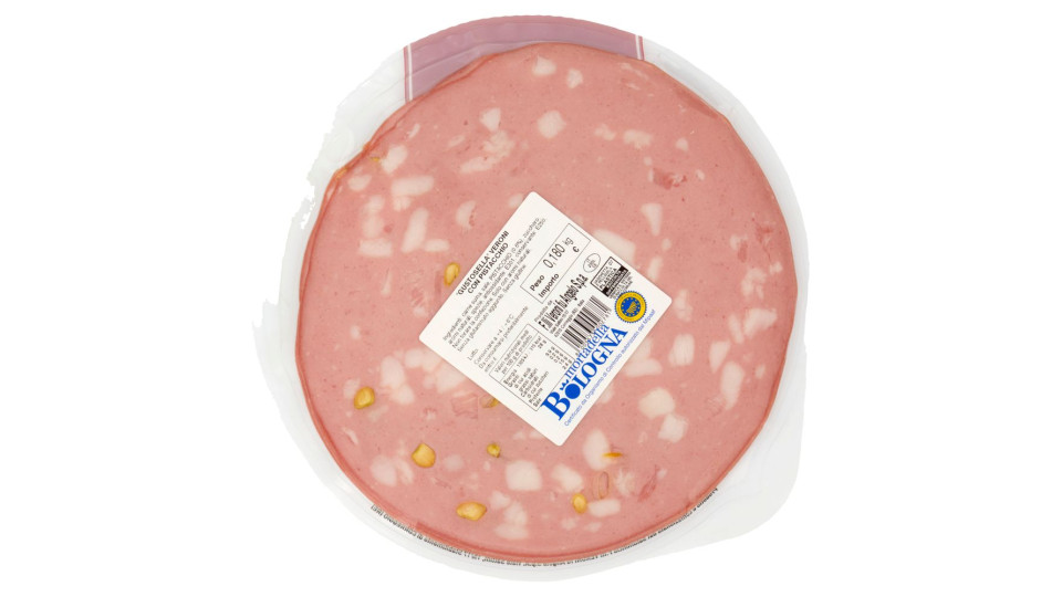 Veroni "Gustosella" Mortadella Bologna IGP con pistacchi