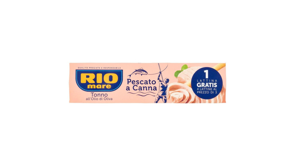 Rio mare Pescato a Canna Tonno all'Olio di Oliva