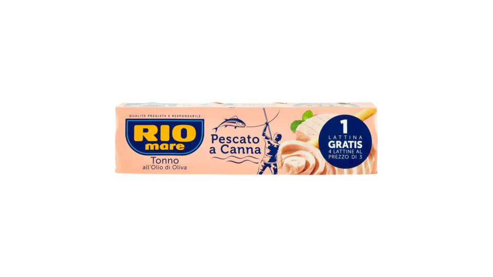 Rio mare Pescato a Canna Tonno all'Olio di Oliva