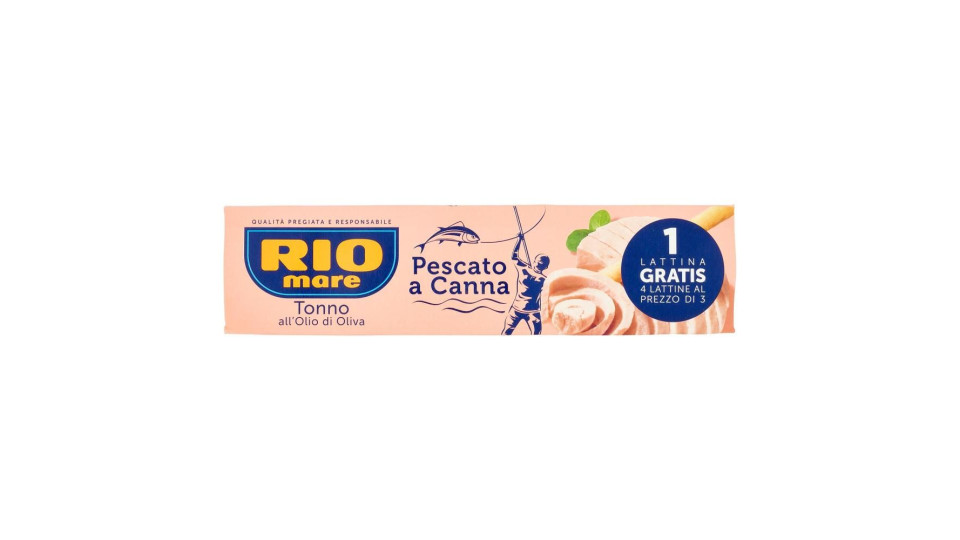 Rio mare Pescato a Canna Tonno all'Olio di Oliva