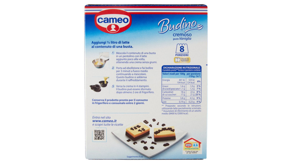 cameo Budino cremoso vaniglia