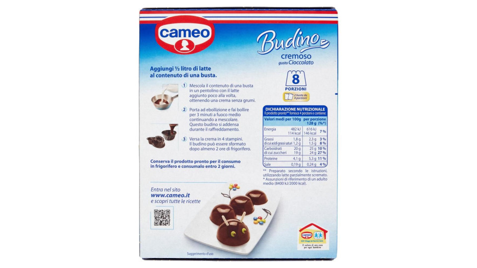 cameo Budino cremoso cioccolato