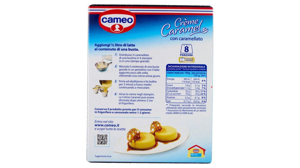cameo Crème caramel X2