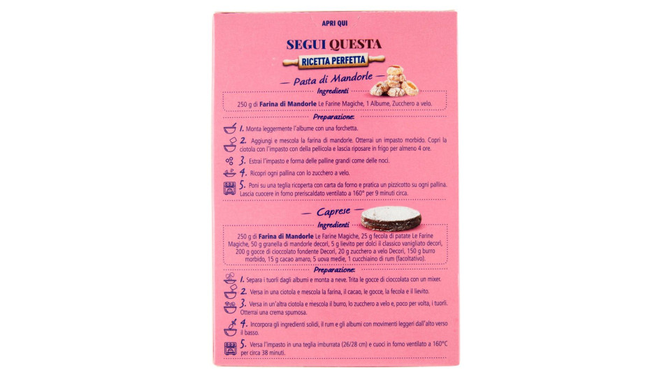 Le Farine Magiche Mix a base di Farina di Mandorle