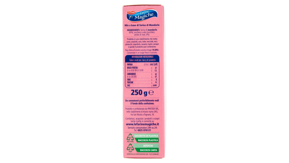 Le Farine Magiche Mix a base di Farina di Mandorle