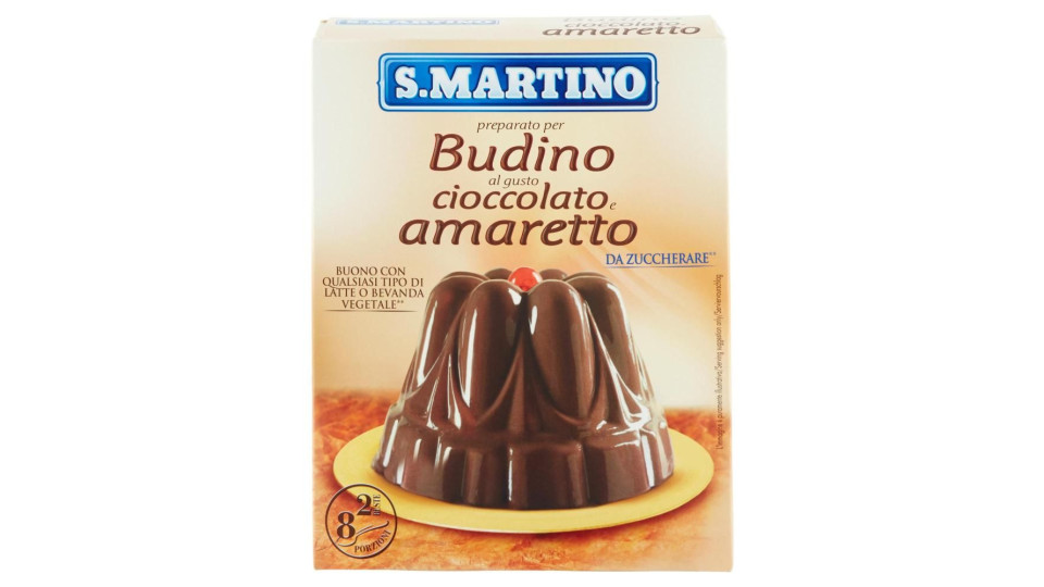 S.Martino preparato per Budino al gusto cioccolato e amaretto 2 Buste