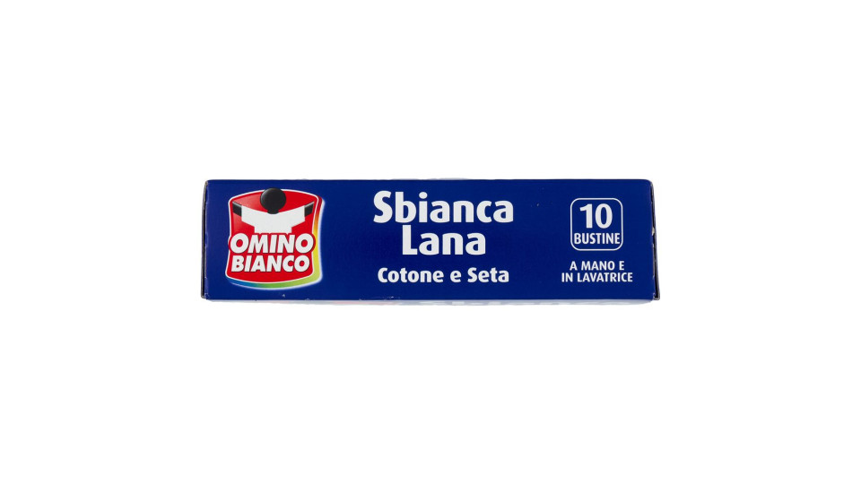 Omino Bianco Sbianca Lana Cotone e Seta