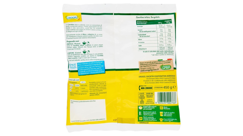Orogel - Carotine Intere