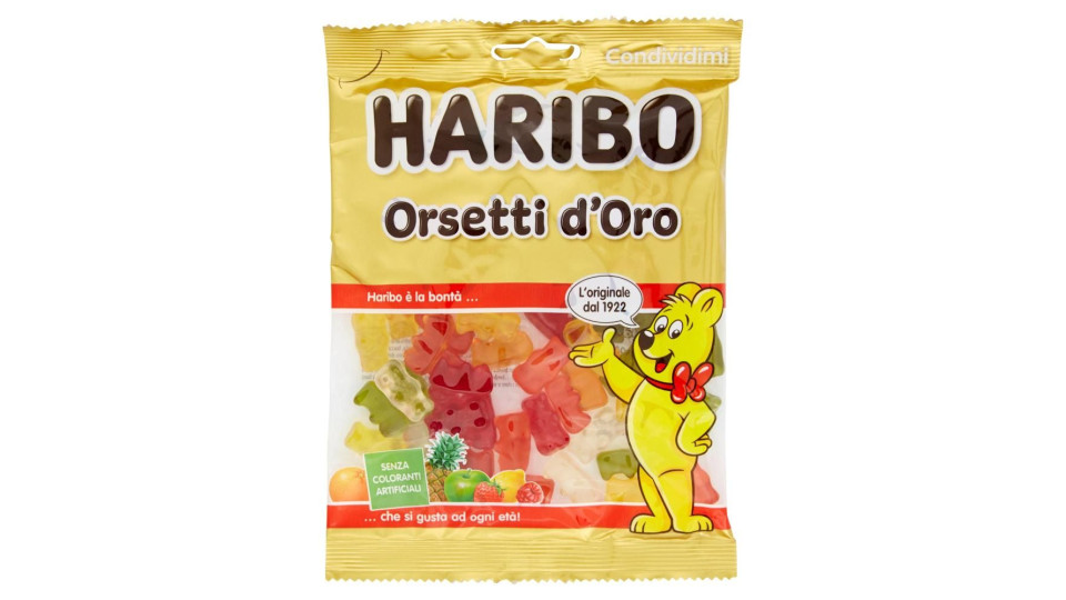 Haribo busta orsetti d'oro