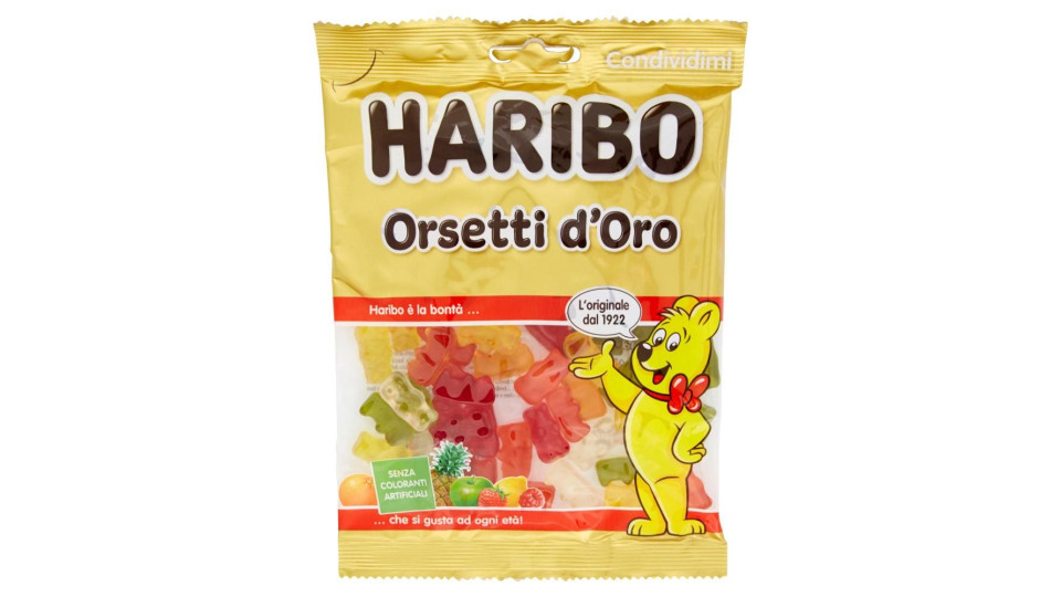 Haribo busta orsetti d'oro