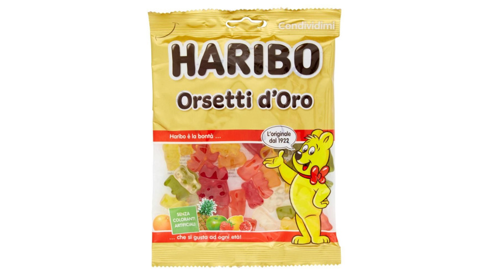 Haribo busta orsetti d'oro