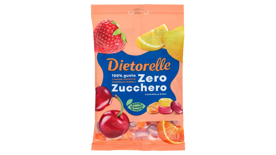 Dietorelle Dure Ripiene Limone, Arancia, Amarena e Fragola