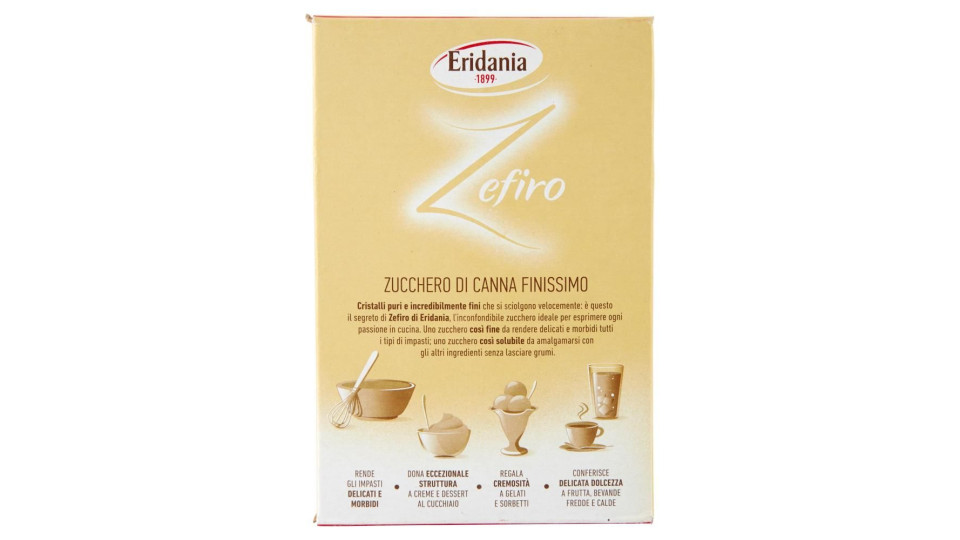 Eridania - Zefiro Di Canna, Zucchero Di Canna Finissimo