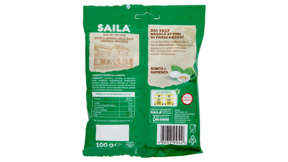 Saila menta confetti Teneri