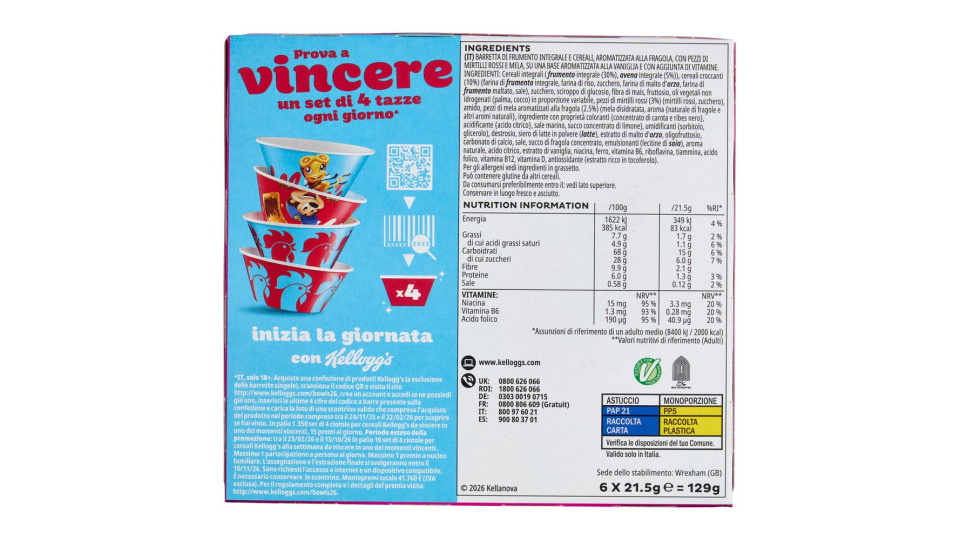 Kellogg's Special K con Frutti Rossi