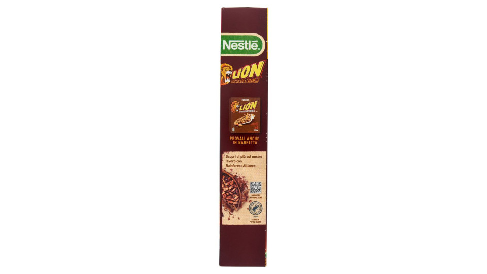 LION cereali cioccolato e caramello