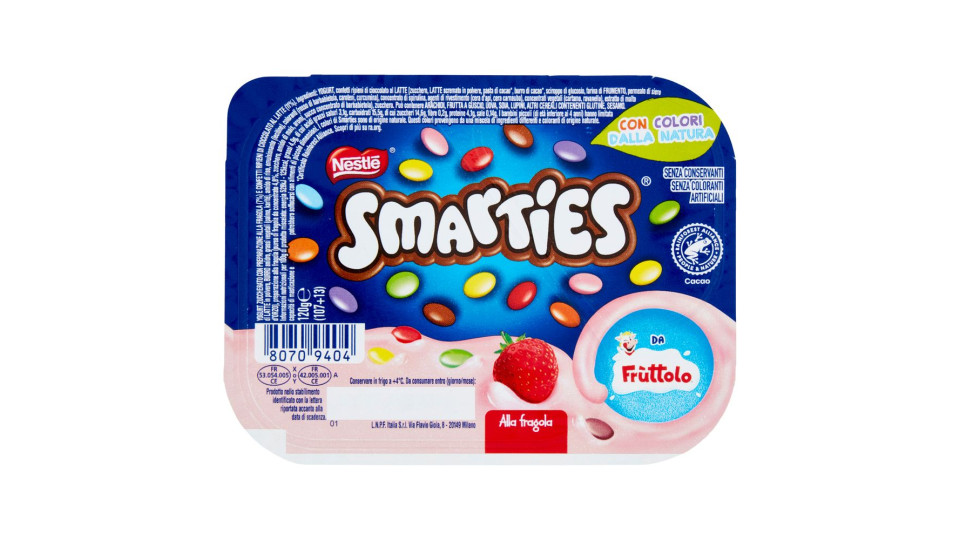 Frùttolo - Yogurt & Smarties Fragola