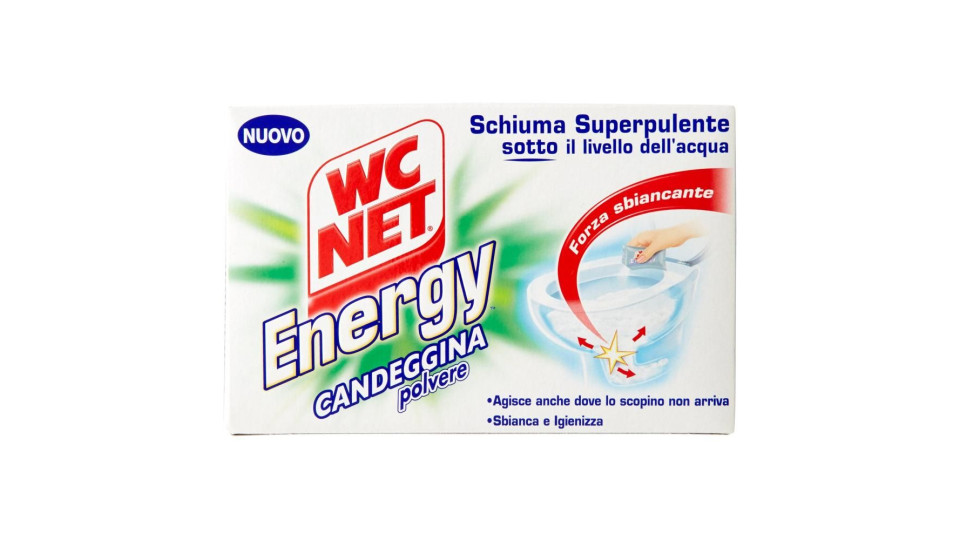 Wc Net Energy Candeggina polvere 4 Buste x