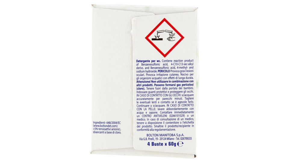 Wc Net Energy Candeggina polvere 4 Buste x