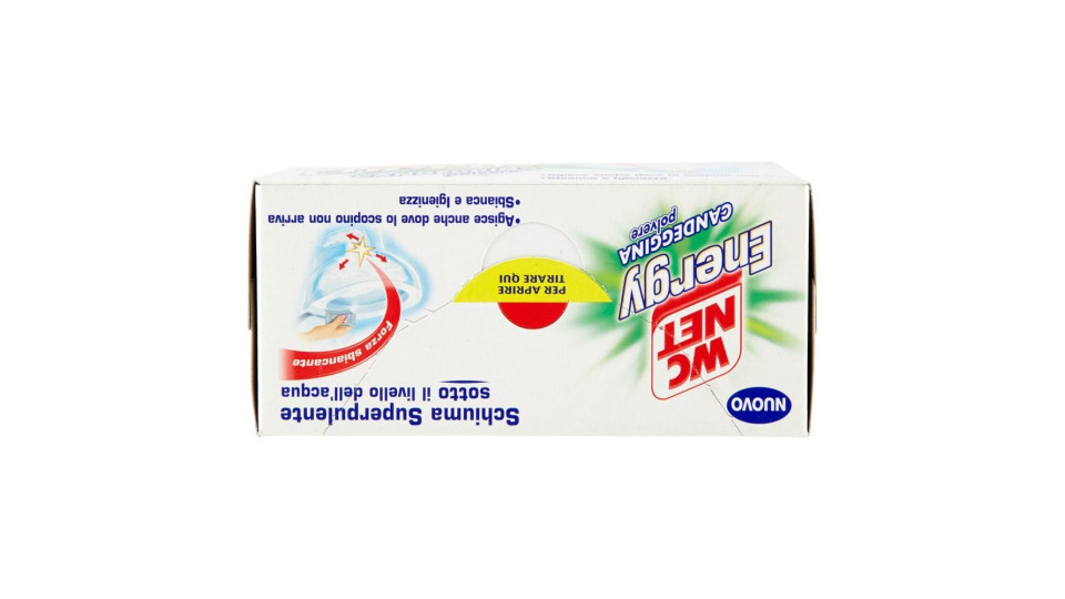 Wc Net Energy Candeggina polvere 4 Buste x