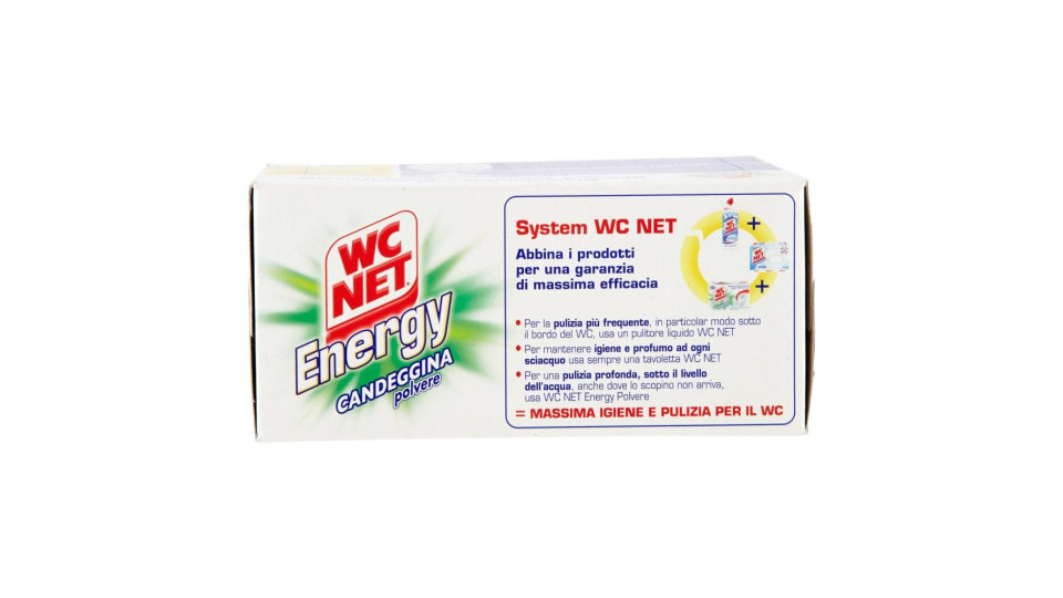 Wc Net Energy Candeggina polvere 4 Buste x