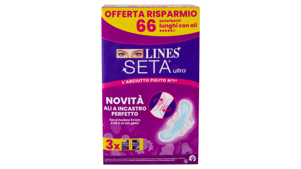 Lines Seta Ultra Lungo con Ali x