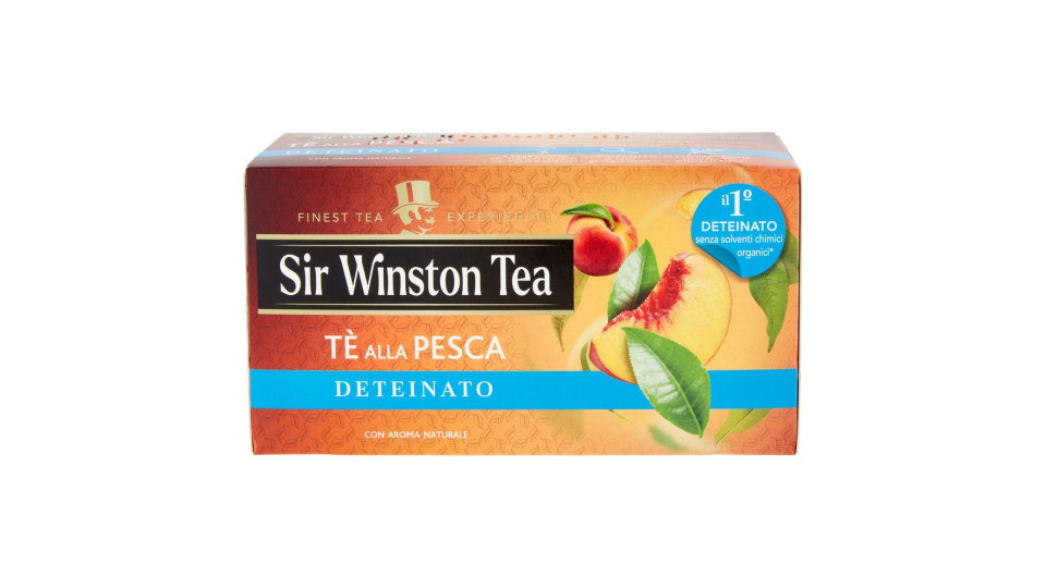 Sir Winston Tea Tè alla Pesca Deteinato 20 bustine