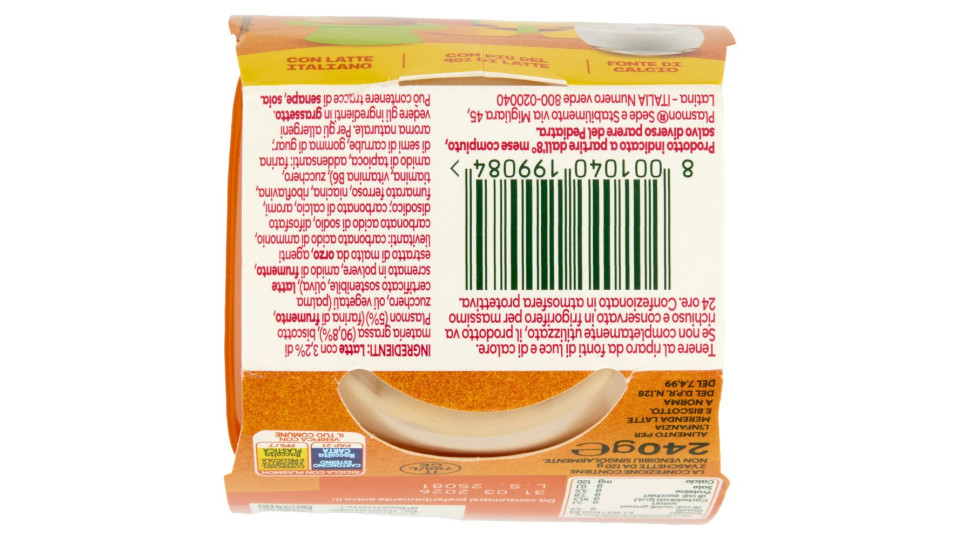 Plasmon Merenda Latte e Biscotto