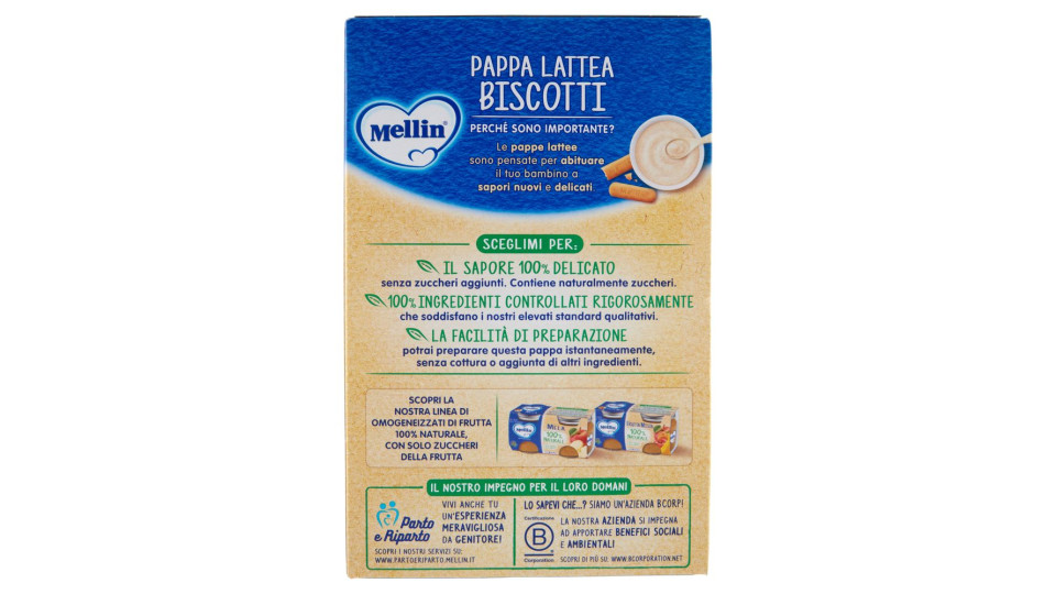 Mellin Pappa Lattea Biscotti