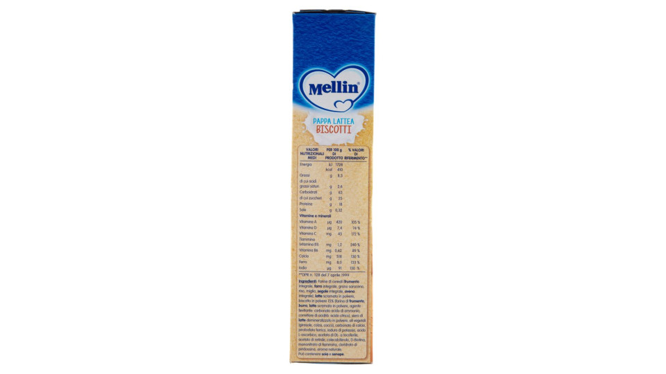 Mellin Pappa Lattea Biscotti