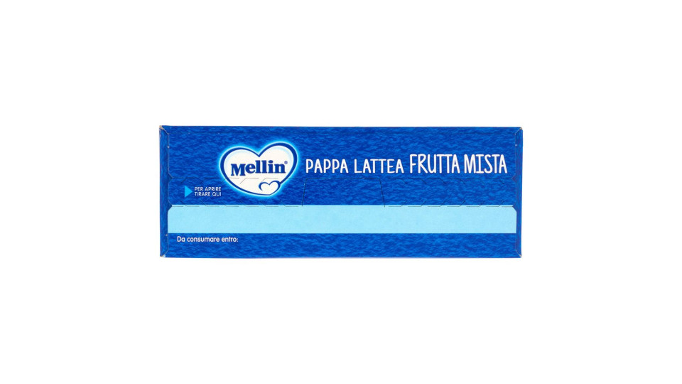 Mellin Pappa Lattea Frutta Mista