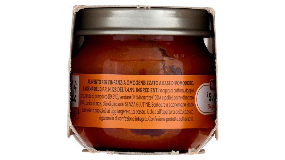 Plasmon Sughetti Ragù di Manzo
