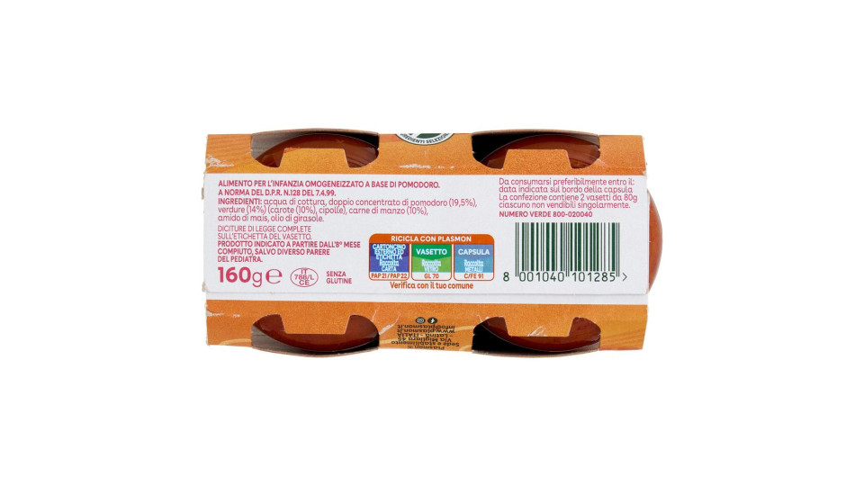Plasmon Sughetti Ragù di Manzo