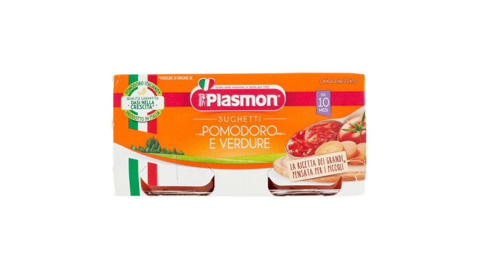 Plasmon Sughetti Pomodoro e Verdure