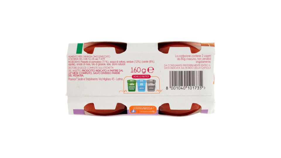 Plasmon Sughetti Pomodoro e Verdure