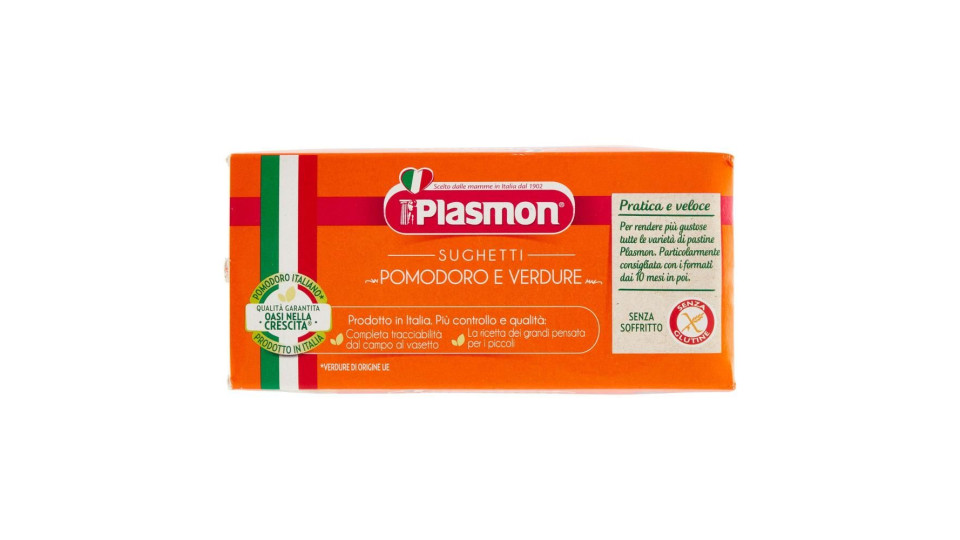 Plasmon Sughetti Pomodoro e Verdure